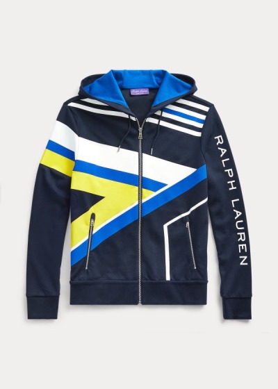 Sudaderas Con Capucha Ralph Lauren Hombre Azul Marino Multicolor - Interlock Graphic - RUSKW5430